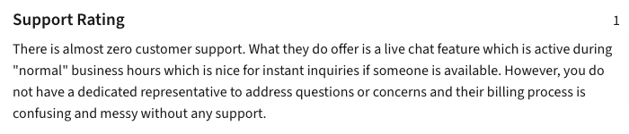 Outreach negative customer support
