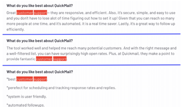 QuickMail customer reviews
