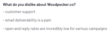 Customers Issue about Woodpecker